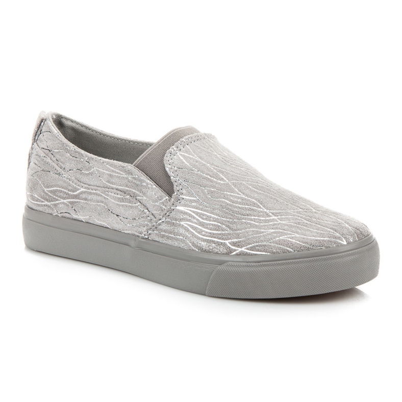 Sweet Shoes Slipons avec un motif gris