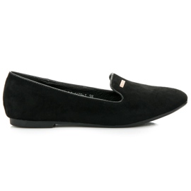Best Shoes Seigneurs en daim noir le noir