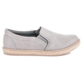 Seastar Espadrilles Slipons en daim gris
