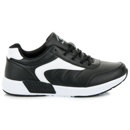 Ax Boxing Chaussures homme nouées le noir