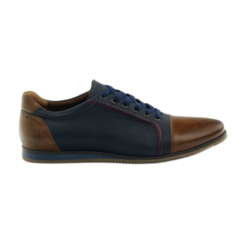 Badura 3173 chaussures de sport bleu marine brun