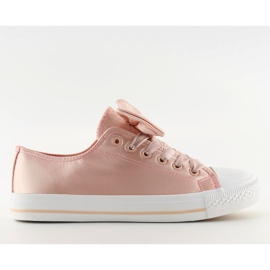 Baskets pour Femme Rose Satiné 16-509