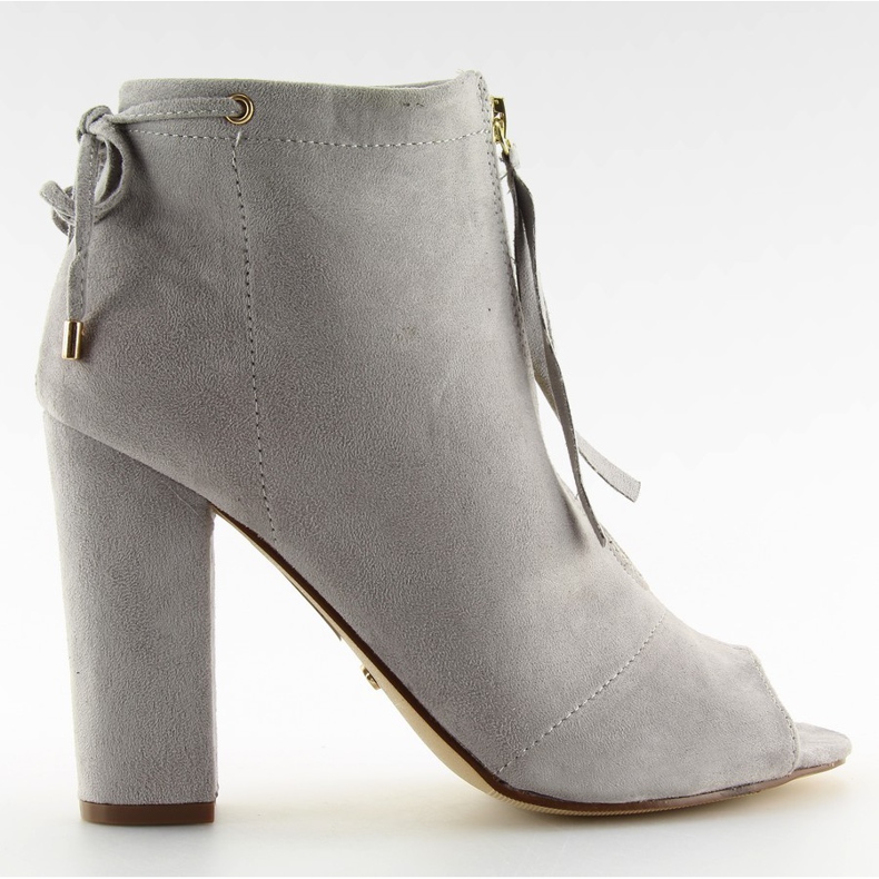 Bottes Bout Ouvert Gris NF-16