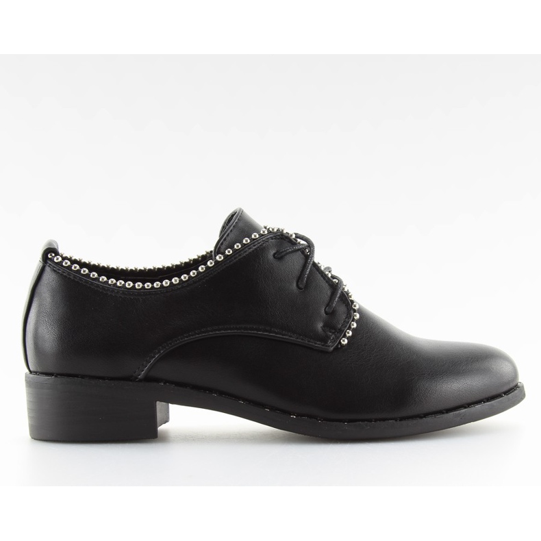 Chaussures femme à lacets noir noir le noir