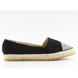 Espadrilles femmes noires H8-102 noir