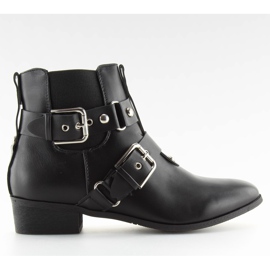 Bottines Femme Jodhpur Noir 688-16 le noir