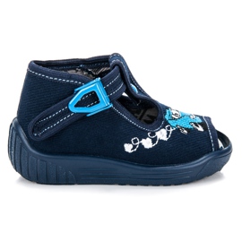 Reweks Chaussures attachées avec une boucle bleu