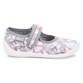 Reweks Chaussures faites maison avec un motif gris
