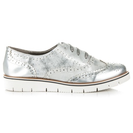 Kylie Chaussures à lacets argentées gris Kylie Chaussures à lacets argentées gris