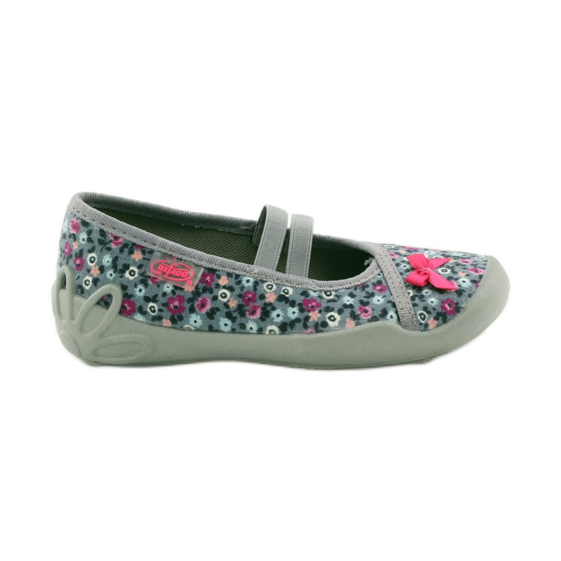 Chaussons filles prairie Befado 116x227 rose gris