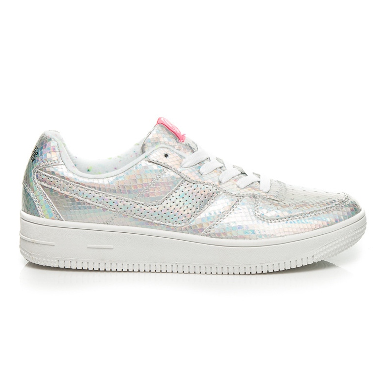 Kylie Chaussures de sport brillantes gris