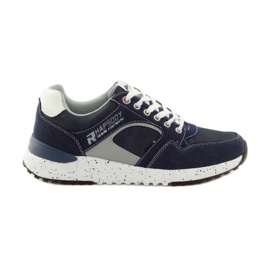 American Club baskets américaines 703039 blanc bleu marine