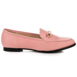 Vices Chaussures en daim rose