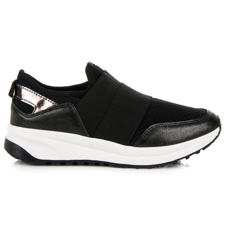 Chaussures de sport à enfiler le noir