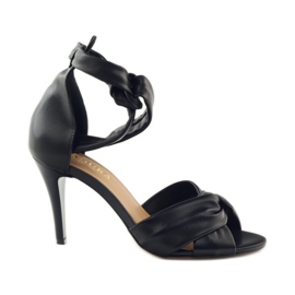 Sandales femme Badura 4650 noires le noir