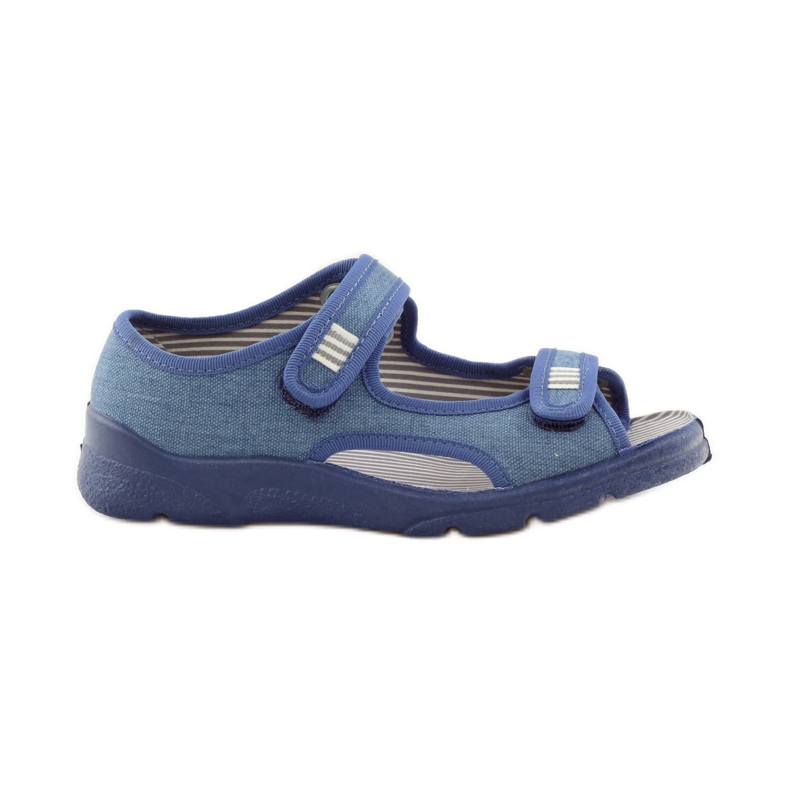 Sandales, chaussons Befado 113y010 bleu