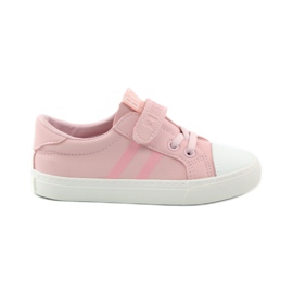 Baskets de sport Big Star 374038 roses blanc