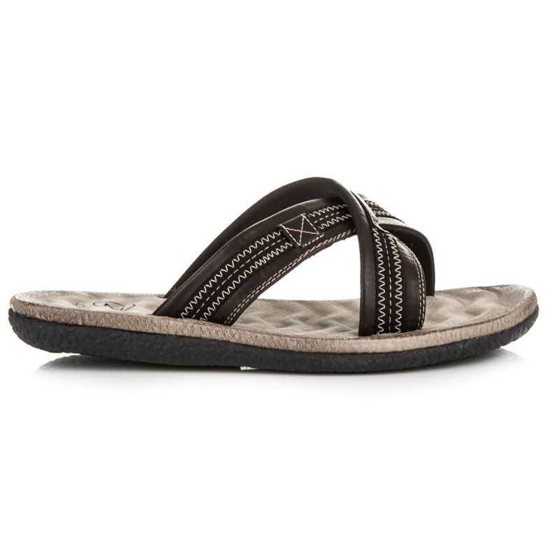 Mckeylor Pantoufles d'été pour hommes brun