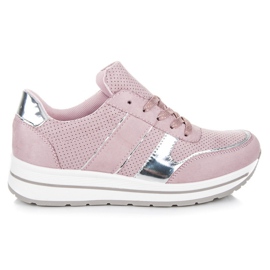 Seastar Chaussures en daim sur la plateforme violet