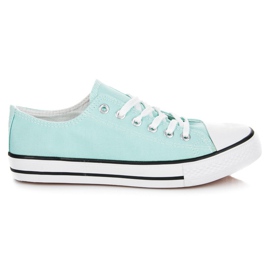 Baskets menthe vert