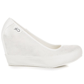 Vices Escarpins compensés blancs