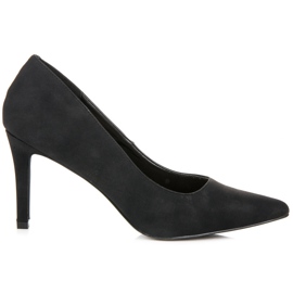 Vices Escarpins à talons en daim le noir