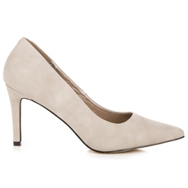 Vices Escarpins à talons en daim gris