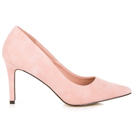 Vices Escarpins à talons en daim rose