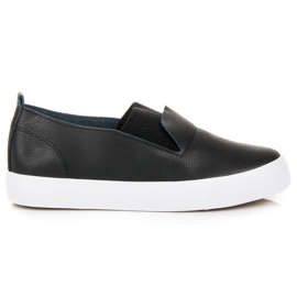 L&H Slipons noirs