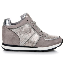 Vices Baskets nouées gris Vices Baskets nouées gris