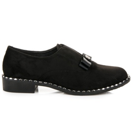 Vices Richelieus en daim à nœud noir