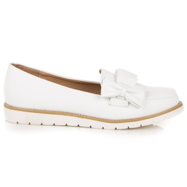 Vices Chaussures basses à nœud blanc