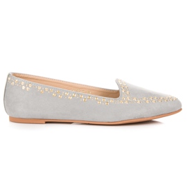 Vices Ballerines en daim gris