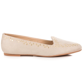 Vices Ballerines en daim brun