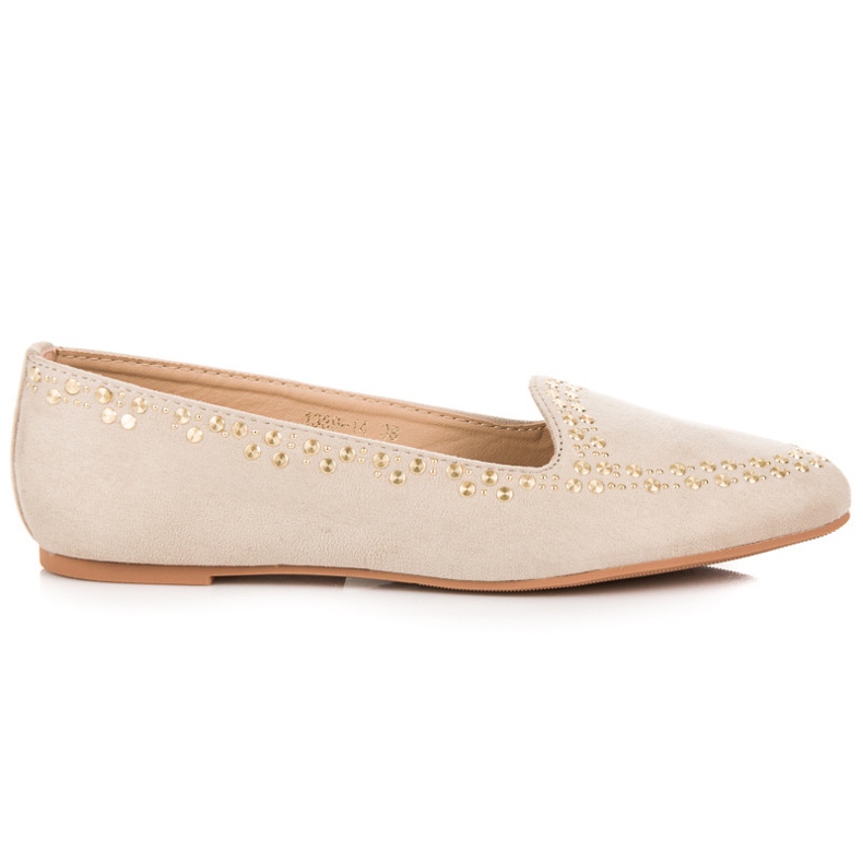 Vices Ballerines en daim brun
