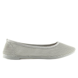 Ballerines résille grises JX56 Gris Ballerines résille grises JX56 Gris