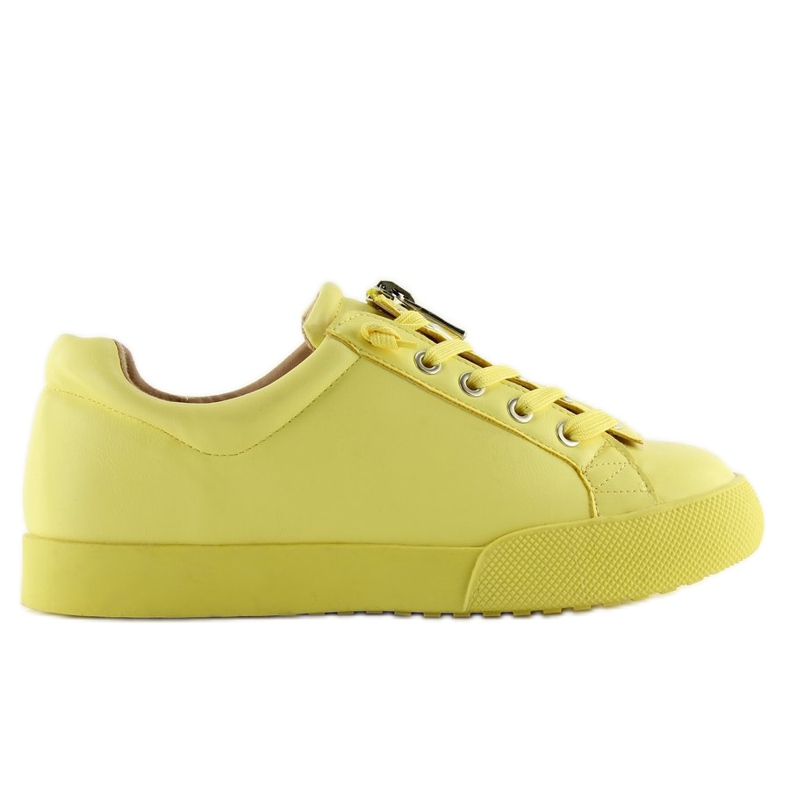 Baskets femme jaunes 7209 Jaune