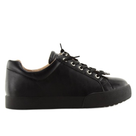 Baskets femme noires 7209 Noir le noir