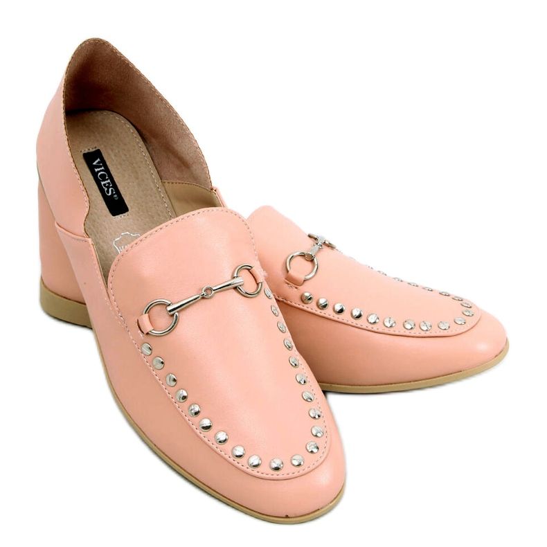 Mocassins roses lordsy pink 1390 Rose