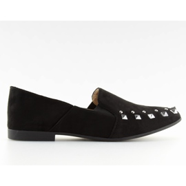 Mocassins lordsy noirs à clous 1415 Noir le noir