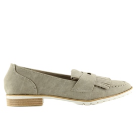 Gris Mocassins gris pour femme 1174 Gris