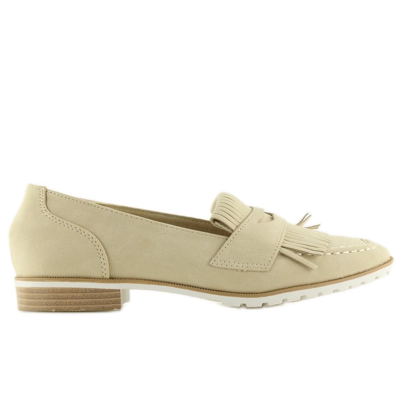 Mocassins femme beige 1174 Beige