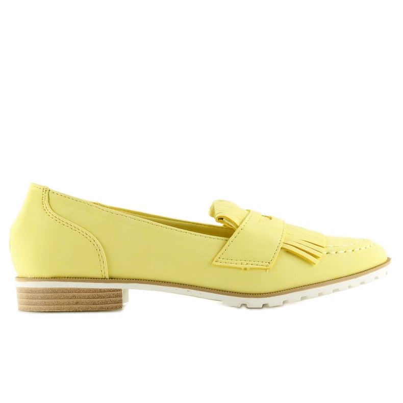 Mocassins jaune jaune pour femme