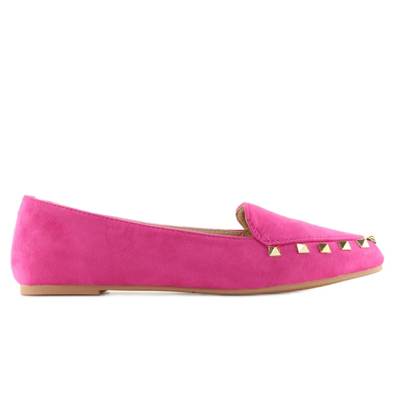 Mocassins Femme à Clous Fuchsia 1388 rose