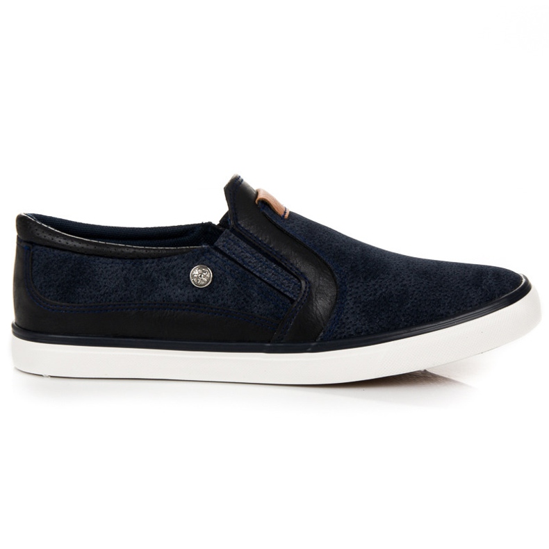L&H Slipony hommes bleu
