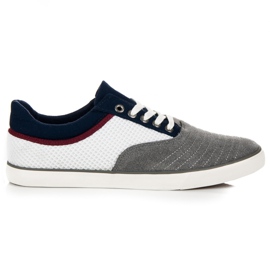 L&H Baskets en daim gris