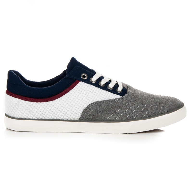 L&H Baskets en daim gris