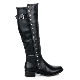 Seastar Bottes classiques à clous le noir