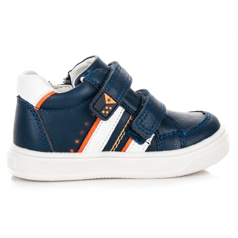 American Club Chaussures velcro bleu foncé