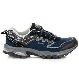 Hasby Chaussures softshell pour hommes bleu